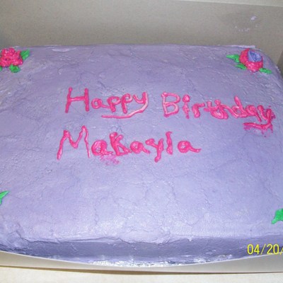 My Very 1St Quarter Sheet Cake