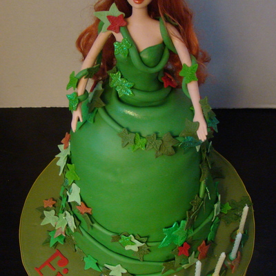 Poison Ivy Villian Cake