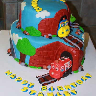 Chuggington Birthday Cake