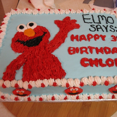 Elmo Cake