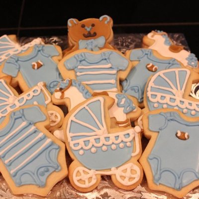 Boy Baby Shower Cookies