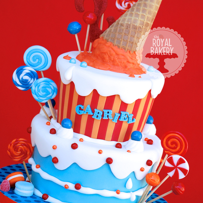 Candy And Ice Cream Cake