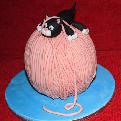 Playful Kitten Cake