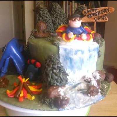 Better Pic Of Raft S'more Cake