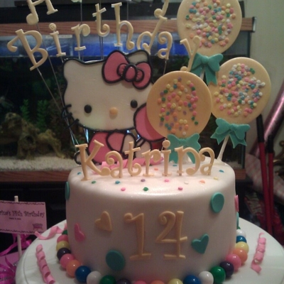 Hello Kitty Cake