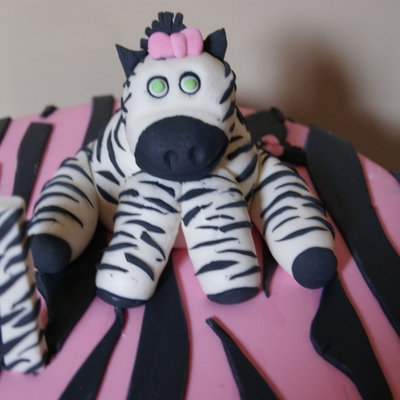 1St Birthday Zebra Diva!