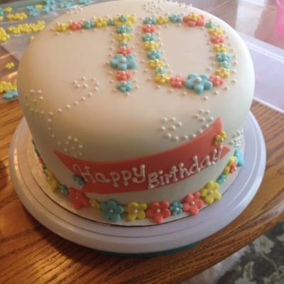 70Th Birthday Cake