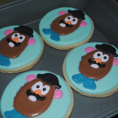 Mr Potato Head Cookies