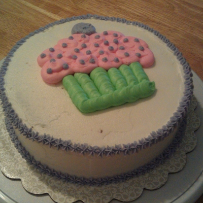 This Is My Very First Cake From Wilton Decorating Basics Week 2