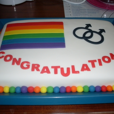 Gay Pride Cake