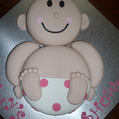 Baby Girl Cake