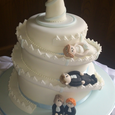 Helter Skelter Wedding Cake
