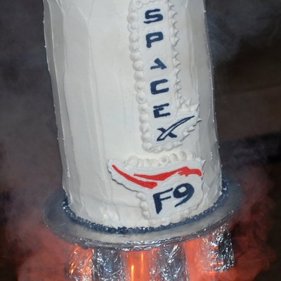 Rocket Ship Cake