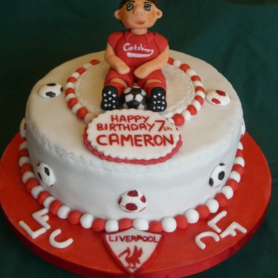Liverpool Football Cake