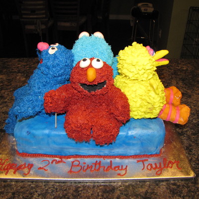 Sesame Street Birthday Cake