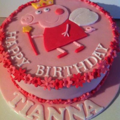 Peppa Pig Birthday Cake