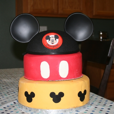 Mickey Birthday Cake