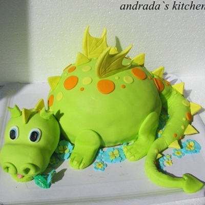 Baby Dragon Cake