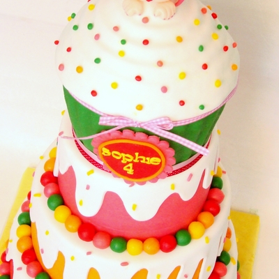 Giant Cupcake Cake