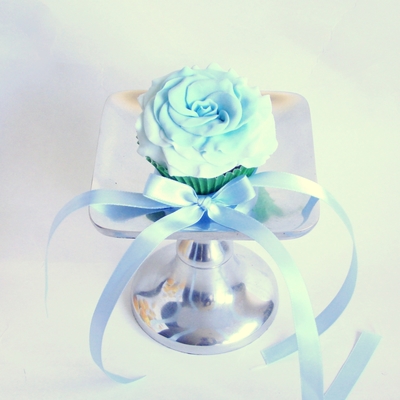 Babyshower Rose Cupcake
