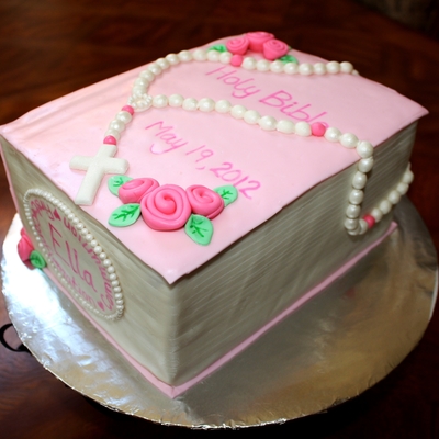 1St Communion/confirmation Bible Cake