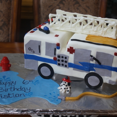 Gilbert Az Fire Truck Cake