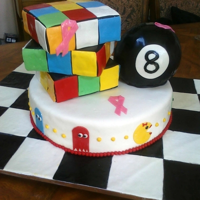 80's Theme Cake