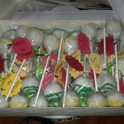 Spring Time Cake Pops