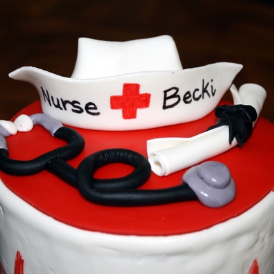 Nursing School Graduation Cake