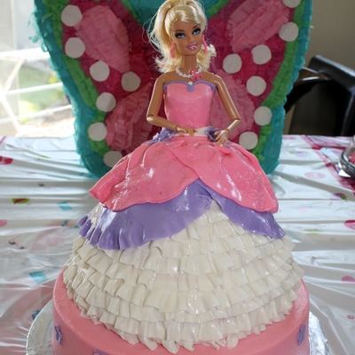 Princess Barbie Cake