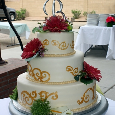 My Very First Wedding Cake :)
