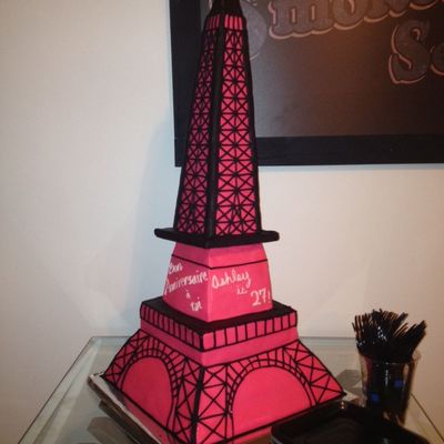 Eiffel Tower Cake