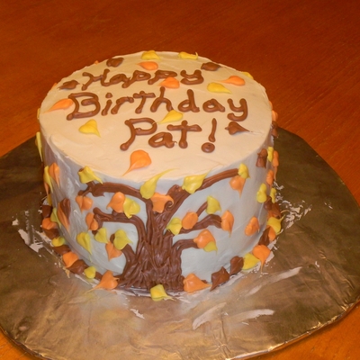 Fall Birthday Cake