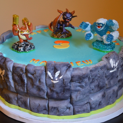 skylander cake decorating photos