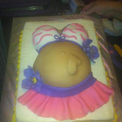 This Was Fun And Replicated Per Request Of Expectant Mommy I Believe She Found The Photo Here On Cake Central Thanks For The Visual Th