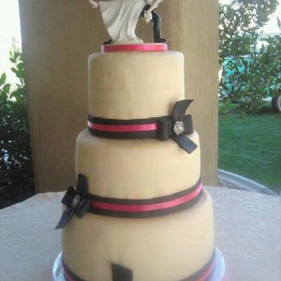 Ivory, Black, & Pink