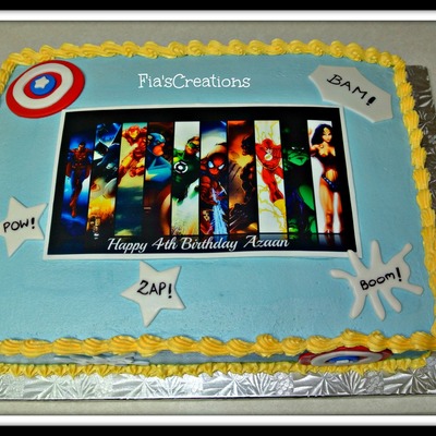 Super Hero Cake