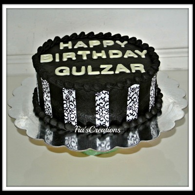 Black & White Cake
