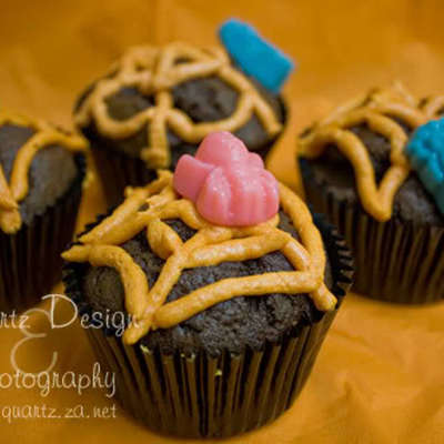 Halloween Spider Cupcakes