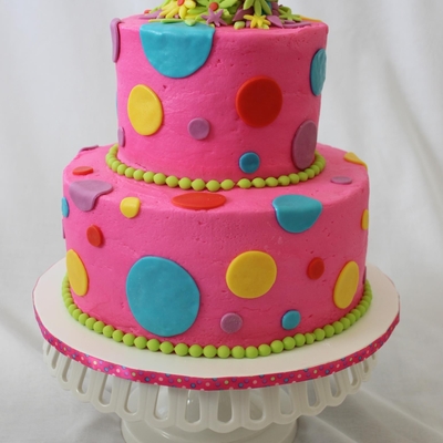 Very Bright Baby Shower Cake