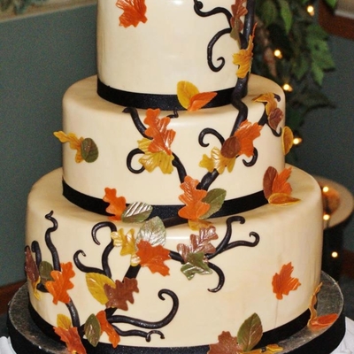 Fall Wedding Cake
