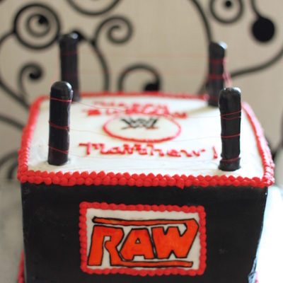 Wwe Birthday Cake