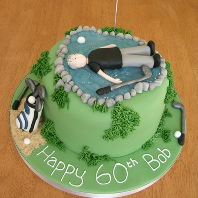 Golf Accident Cake!
