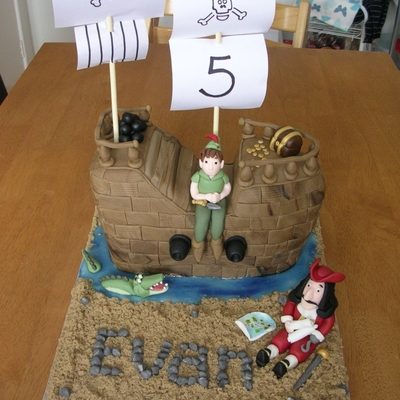 Pirate Ship Cake