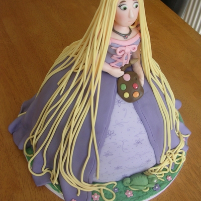 Rapunzel Doll Cake