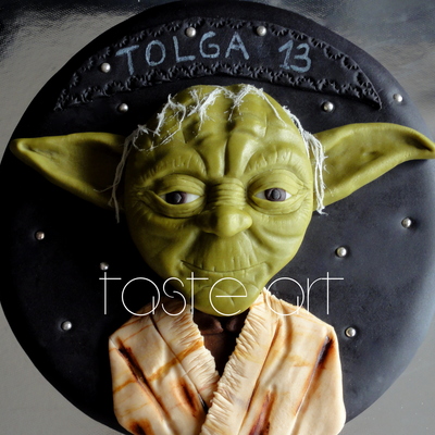 Star Wars Yoda Cake