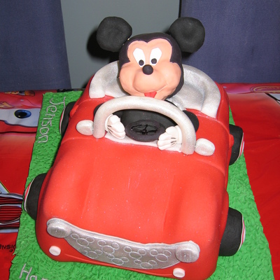 Mickey Mouse And His Toon Car