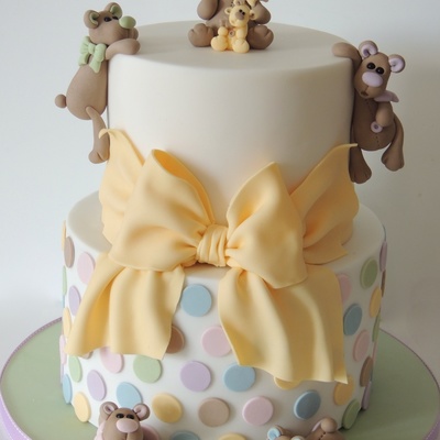 Teddies, Polka Dots & Bow