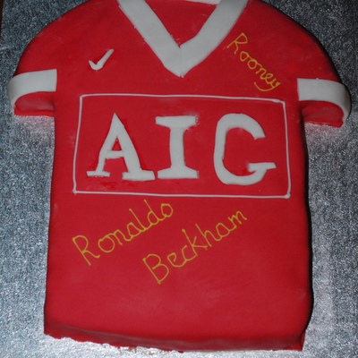Football Top Birthday Cake