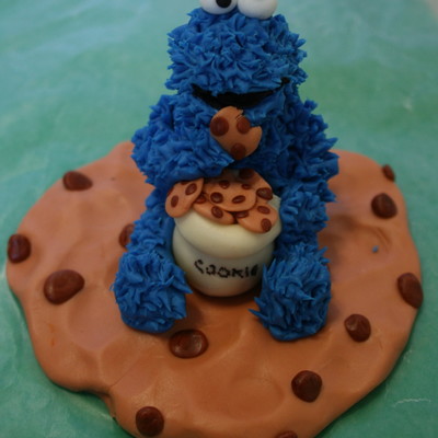 Fondant Cookie Monster